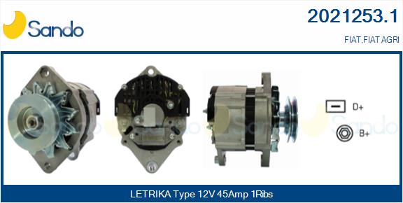 SANDO 2021253.1 Alternatore
