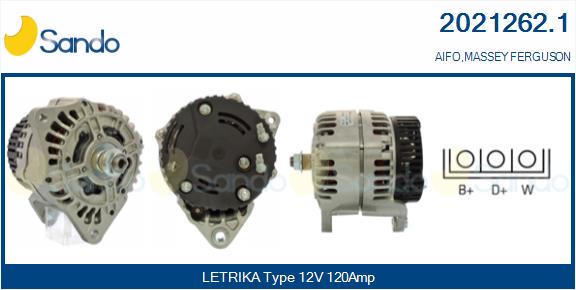 SANDO 2021262.1 Alternatore