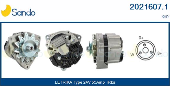SANDO 2021607.1 Alternatore