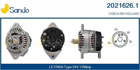 SANDO 2021626.1 Alternatore
