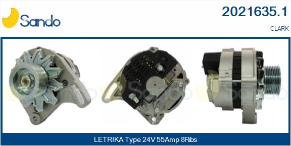 SANDO 2021635.1 Alternatore