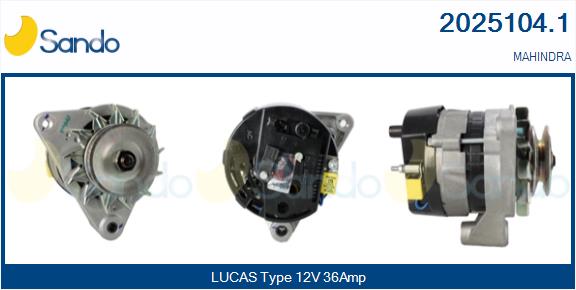 SANDO 2025104.1 Alternatore