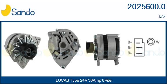 SANDO 2025600.0 Alternatore
