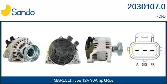 SANDO 2030107.0 Alternatore