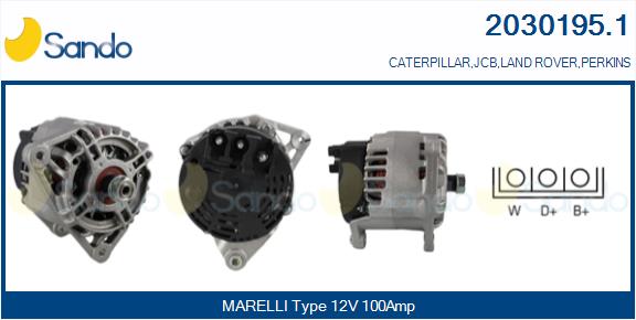 SANDO 2030195.1 Alternatore