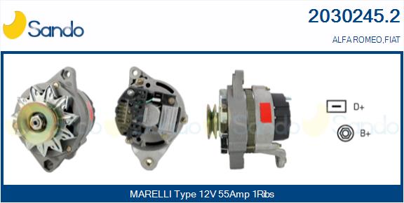 SANDO 2030245.2 Alternatore