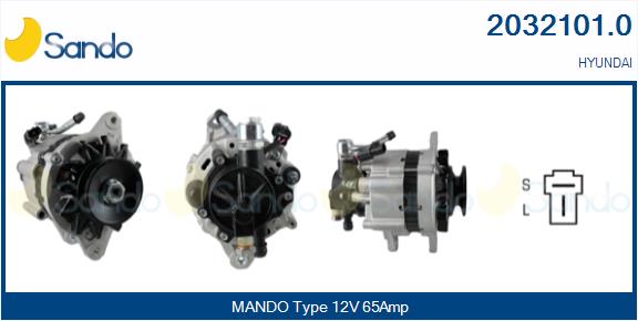 SANDO 2032101.0 Alternatore