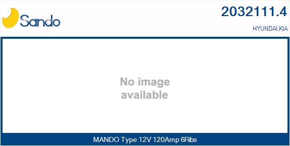 SANDO 2032111.4 Alternatore