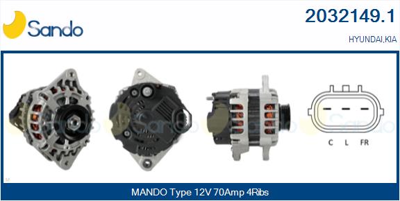 SANDO 2032149.1 Alternatore