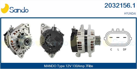 SANDO 2032156.1 Alternatore