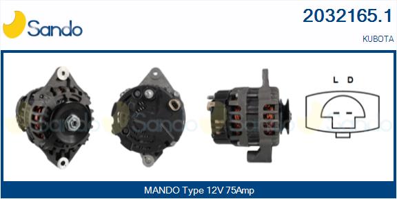SANDO 2032165.1 Alternatore