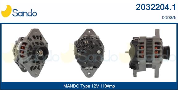 SANDO 2032204.1 Alternatore