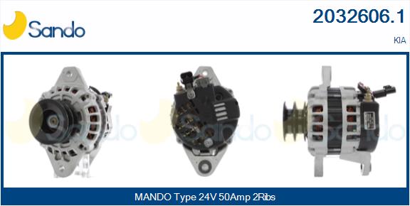 SANDO 2032606.1 Alternatore