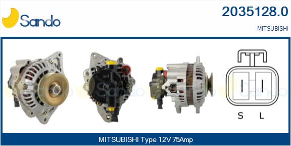 SANDO 2035128.0 Alternatore