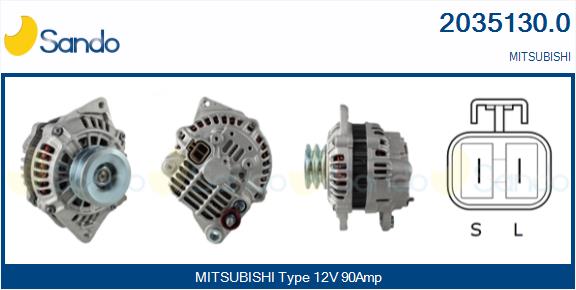 SANDO 2035130.0 Alternatore