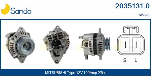 SANDO 2035131.0 Alternatore