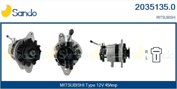 SANDO 2035135.0 Alternatore
