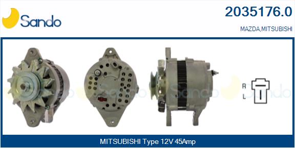 SANDO 2035176.0 Alternatore