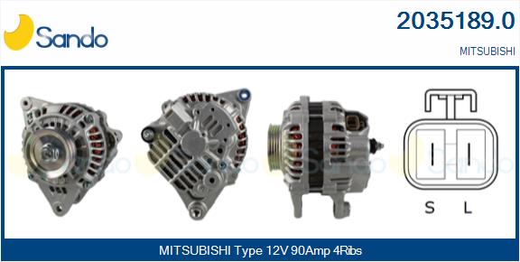 SANDO 2035189.0 Alternatore