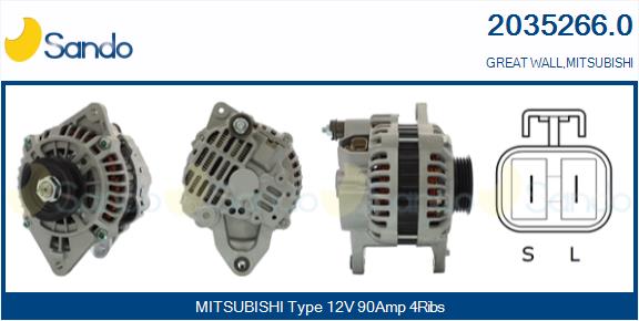 SANDO 2035266.0 Alternatore