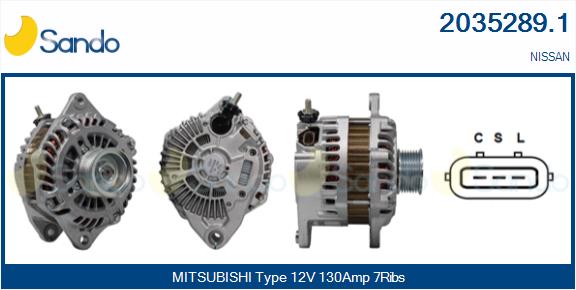 SANDO 2035289.1 Alternatore