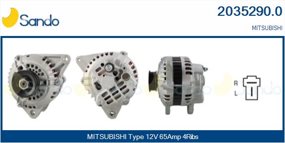 SANDO 2035290.0 Alternatore