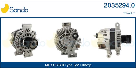 SANDO 2035294.0 Alternatore