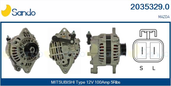 SANDO 2035329.0 Alternatore