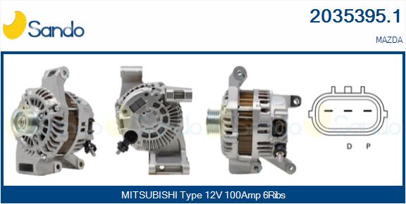 SANDO 2035395.1 Alternatore