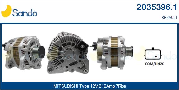 SANDO 2035396.1 Alternatore