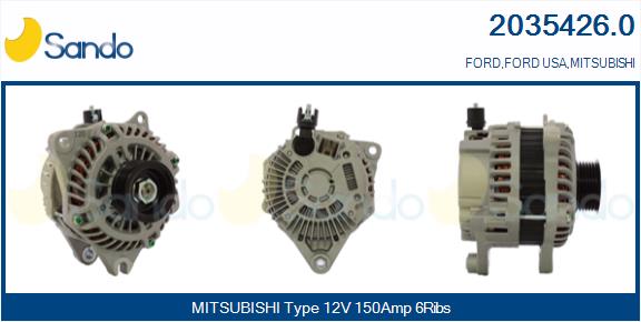 SANDO 2035426.0 Alternatore
