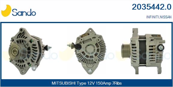 SANDO 2035442.0 Alternatore