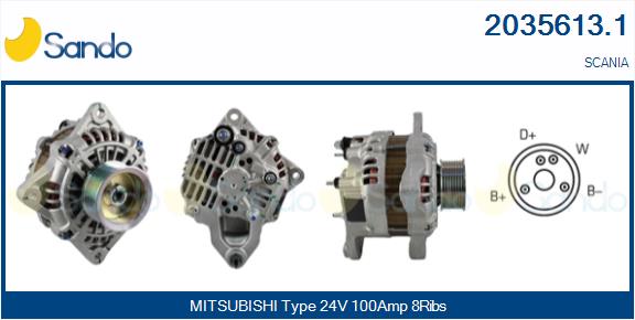 SANDO 2035613.1 Alternatore