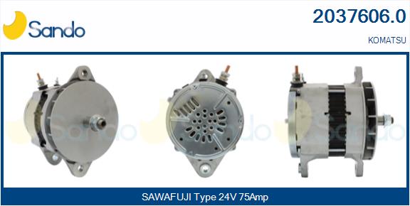 SANDO 2037606.0 Alternatore