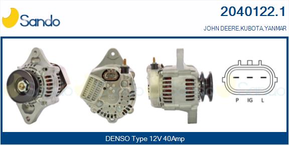 SANDO 2040122.1 Alternatore