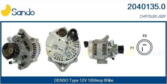 SANDO 2040135.0 Alternatore