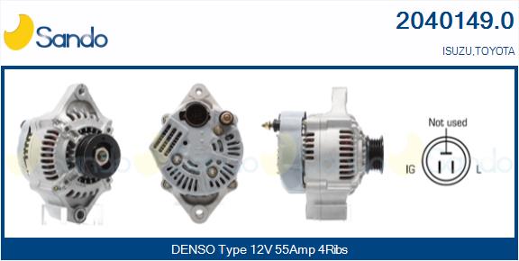 SANDO 2040149.0 Alternatore