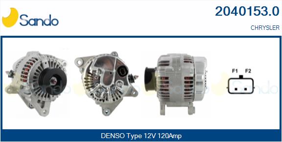 SANDO 2040153.0 Alternatore