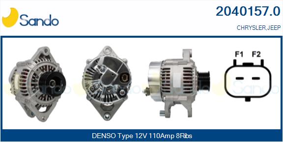 SANDO 2040157.0 Alternatore