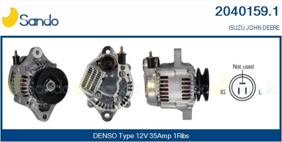 SANDO 2040159.1 Alternatore