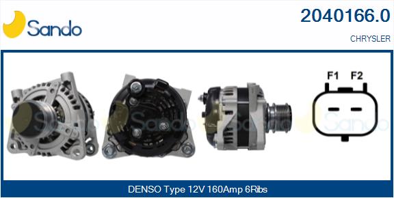 SANDO 2040166.0 Alternatore