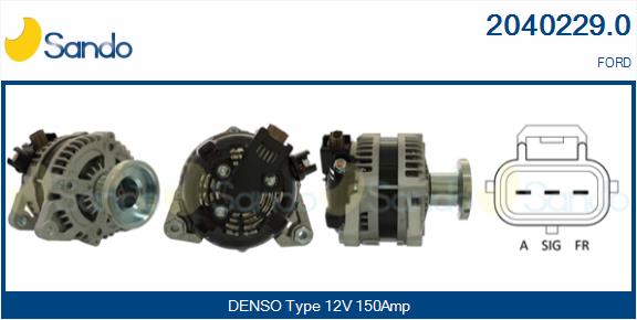 SANDO 2040229.0 Alternatore