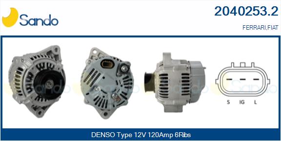 SANDO 2040253.2 Alternatore