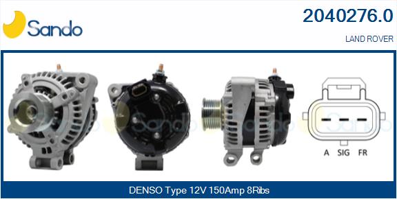 SANDO 2040276.0 Alternatore