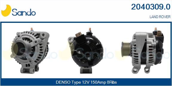 SANDO 2040309.0 Alternatore