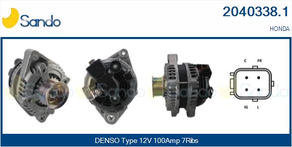 SANDO 2040338.1 Alternatore