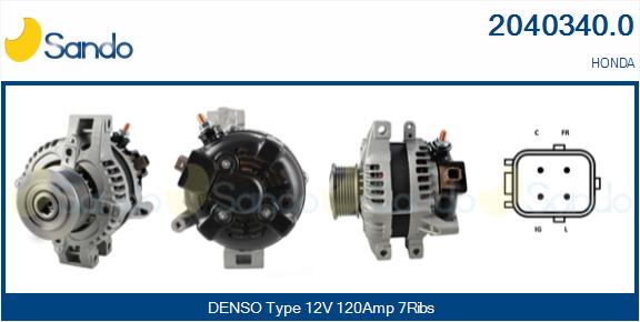 SANDO 2040340.0 Alternatore