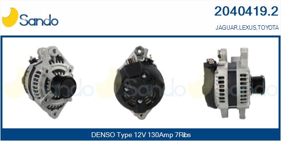 SANDO 2040419.2 Alternatore