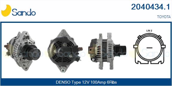 SANDO 2040434.1 Alternatore