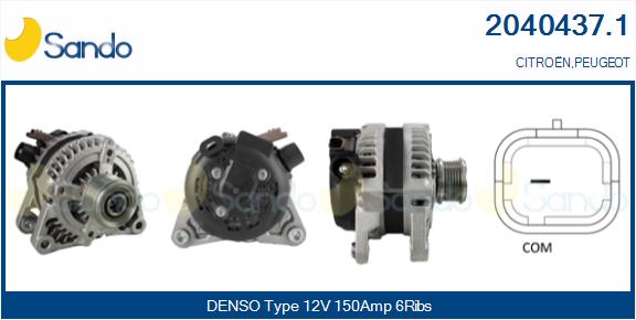 SANDO 2040437.1 Alternatore